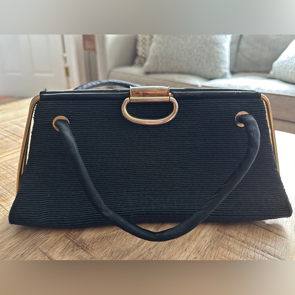 Vintage black handbag